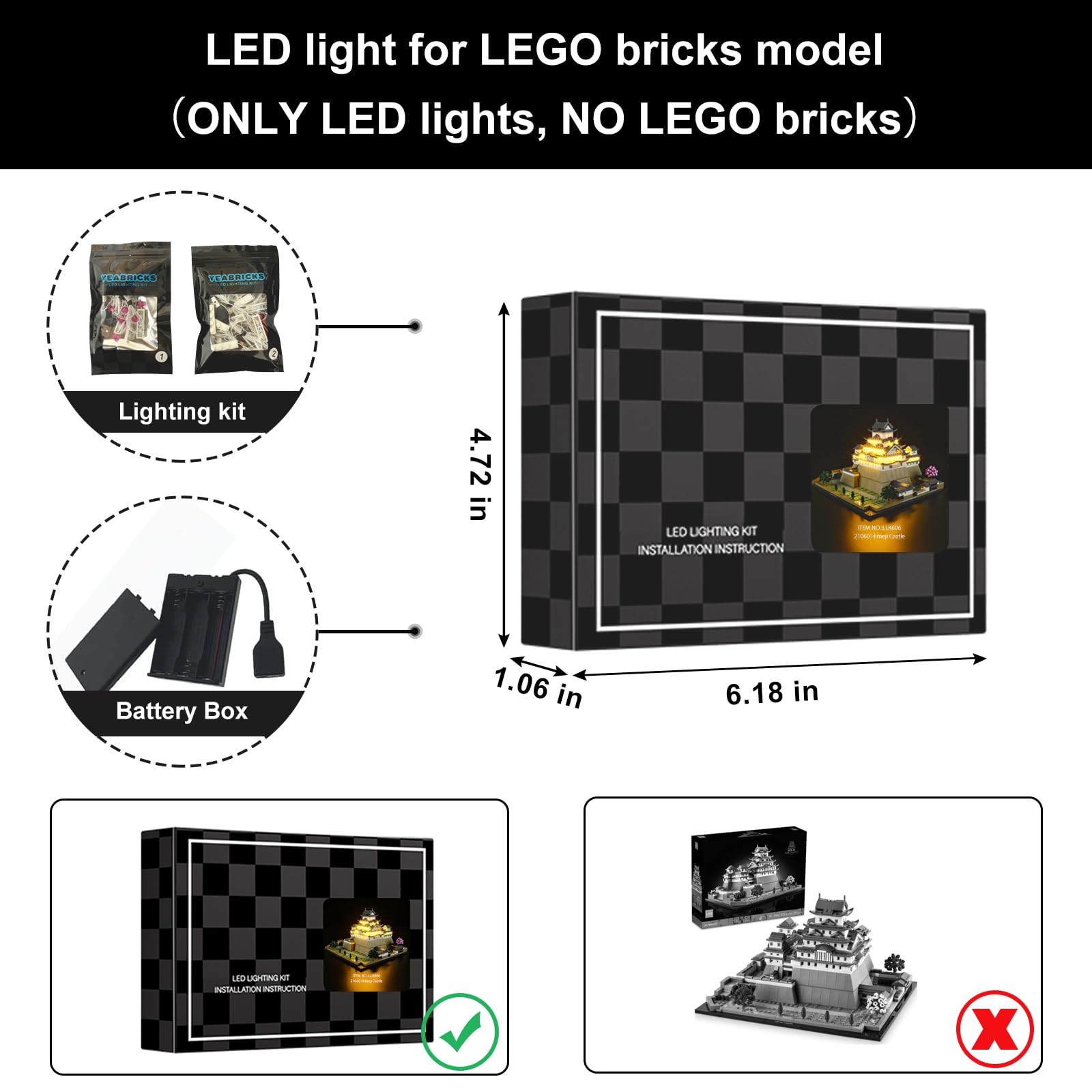 面影歪 タワレコ コラボ 10点set Amazon.co.jp: Vaodest LEDライト レゴ アーキテクチャ 21060